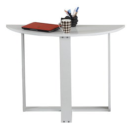 Hanah Home Mesa de Estudio Shiny White Escritorio Blanco 106cm x 77cm x 45cm